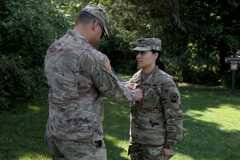 Sgt. Melyssa Vazquez is Promoted to the Rank of Staff Sgt.