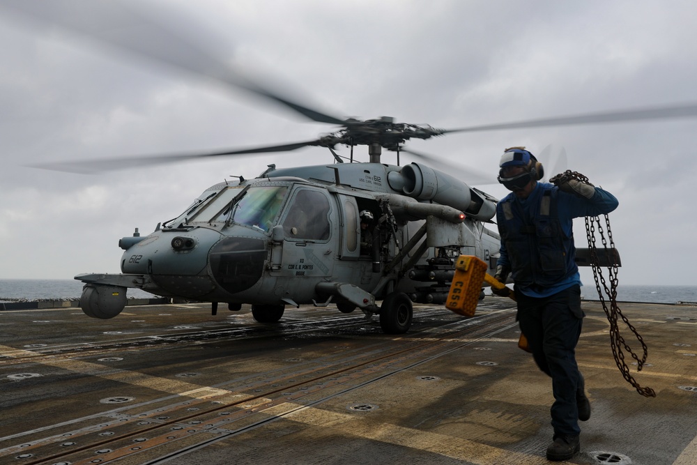 USS Princeton conducts operations in the U.S. Central Command area of responsibility as part of the Carl Vinson Carrier Strike Group