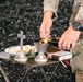 Iowa Army National Guard chaplain prepares chapel service communion