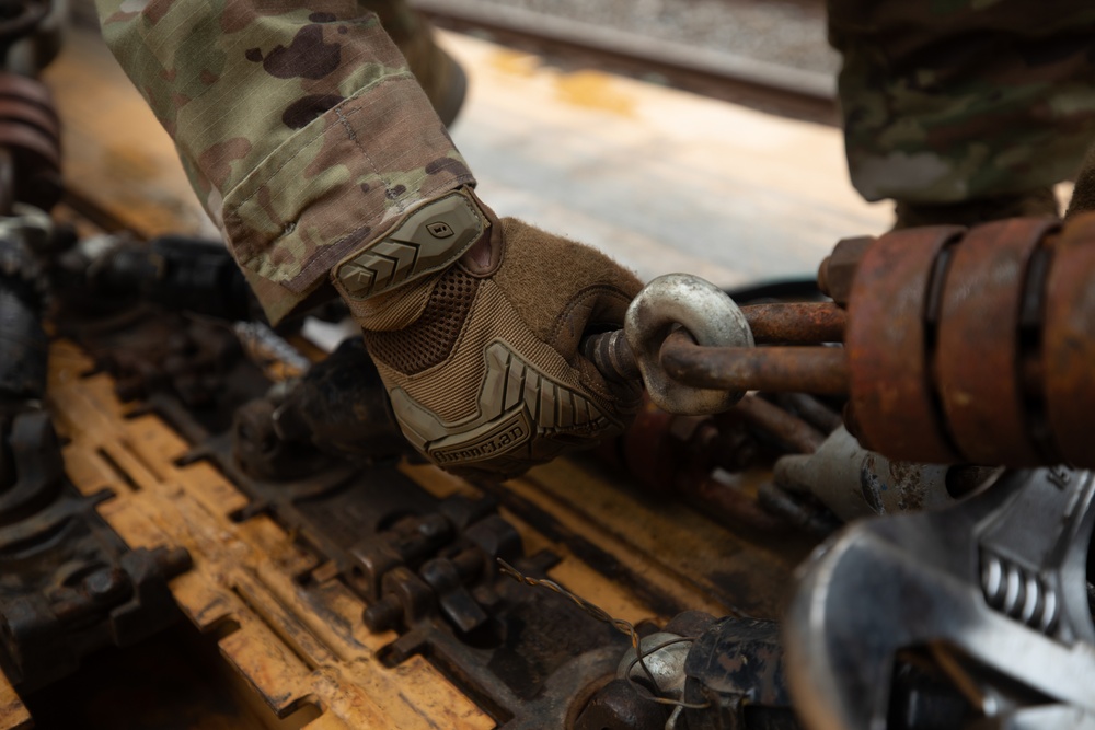 U.S. Army wheeled vehicles arrive in Washington D.C. for 250th Birthday