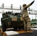 U.S. Army wheeled vehicles arrive in Washington D.C. for 250th Birthday