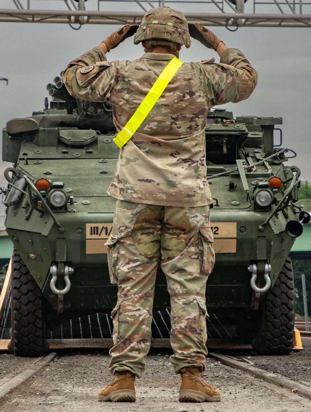 U.S. Army wheeled vehicles arrive in Washington D.C. for 250th Birthday