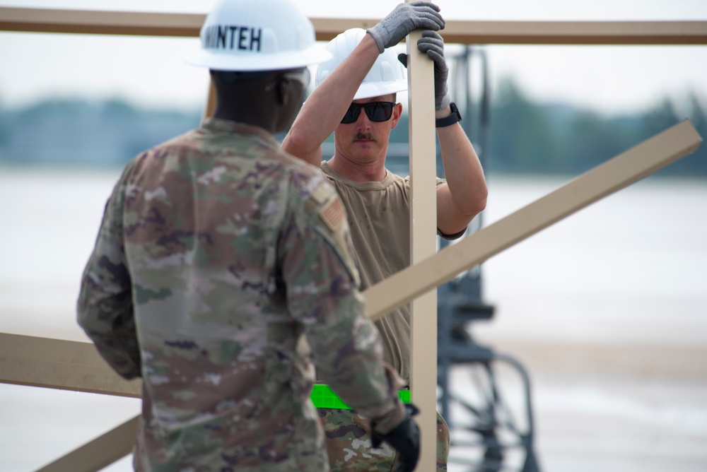 155th Air Refueling Wing Conducts Combat Readiness Exercise