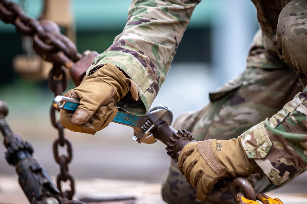 U.S. Army wheeled vehicles arrive in Washington D.C. for 250th Birthday