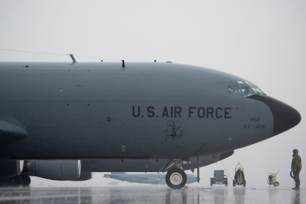 155th Air Refueling Wing Conducts Combat Readiness Exercise