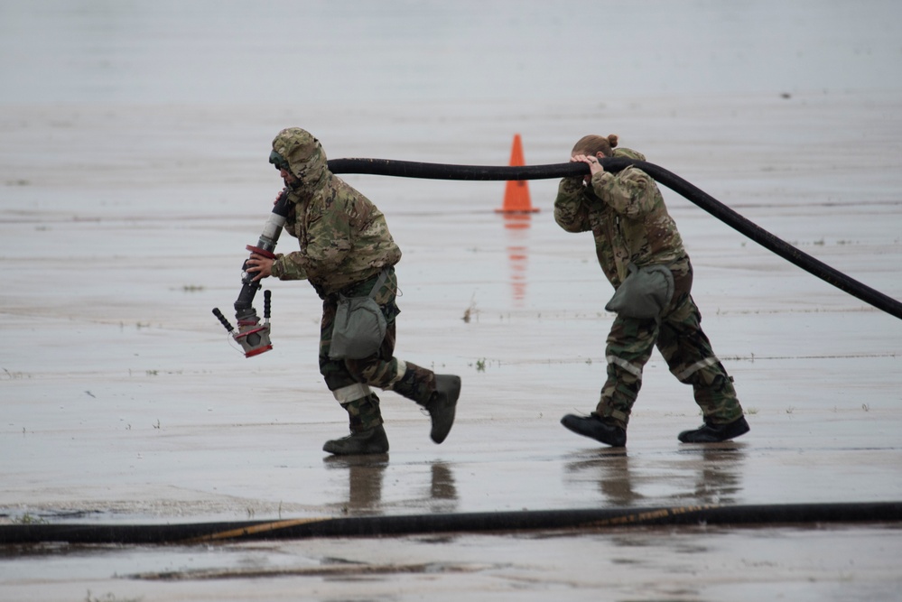 155th Air Refueling Wing Conducts Combat Readiness Exercise