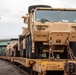 U.S. Army wheeled vehicles arrive in Washington D.C. for 250th Birthday