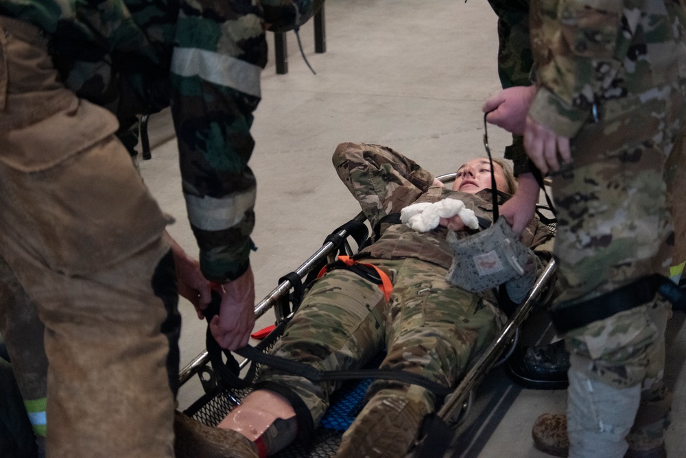 155th Air Refueling Wing Conducts Combat Readiness Exercise