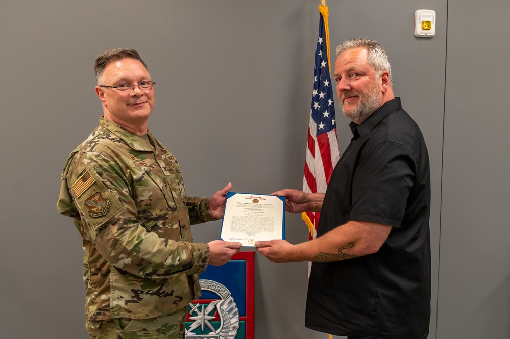 Lt. Col. Heath Armentrout Retirement Ceremony