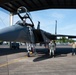 142nd Wing F-15s Prepare for Take-Off