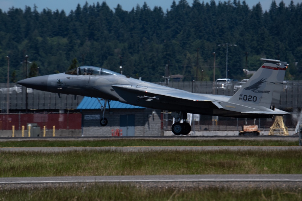 F-15EX Eagle II Takes Off
