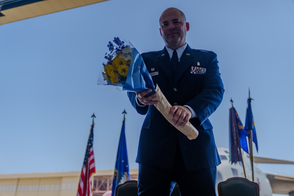 452d Aeromedical Evacuation Squadron Assumption of Command ceremony