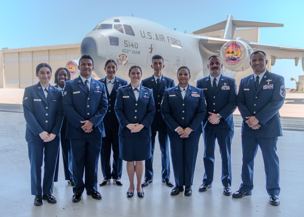 452d Aeromedical Evacuation Squadron Assumption of Command ceremony