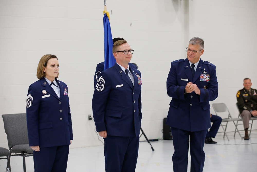 Change of Responsibility Ceremony for Missouri Air National Guard Command Chief Master Sergeant