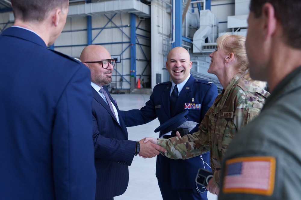 452d Aeromedical Evacuation Squadron Assumption of Command ceremony