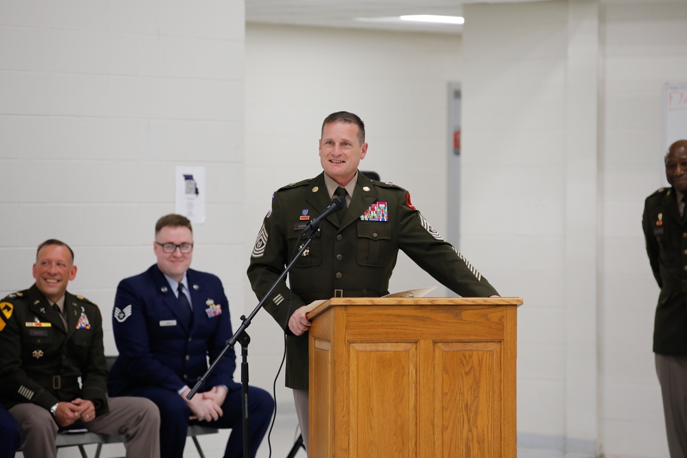 Change of Responsibility Ceremony for Missouri Air National Guard Command Senior Enlisted Leader