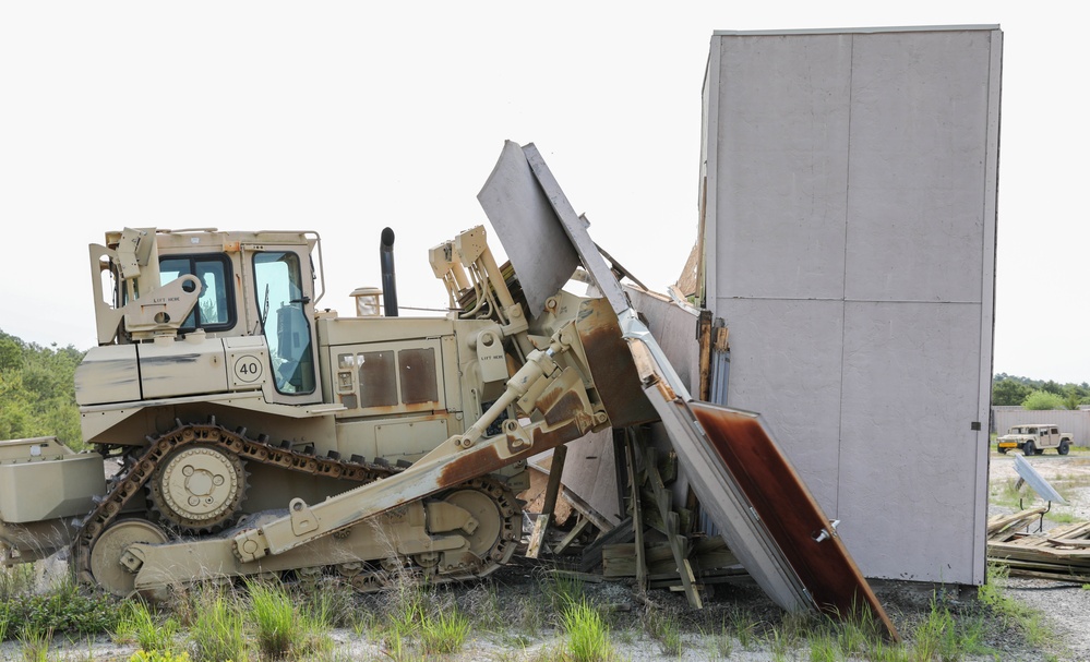 QLLEX supports Fort Dix Range Control with demolition of training aids