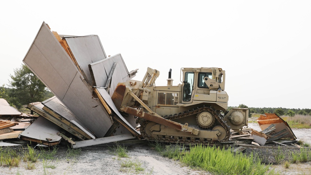 QLLEX supports Fort Dix Range Control with demolition of training aids