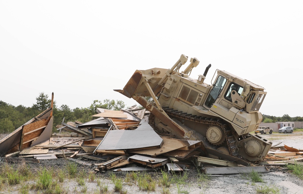 QLLEX supports Fort Dix Range Control with demolition of training aids