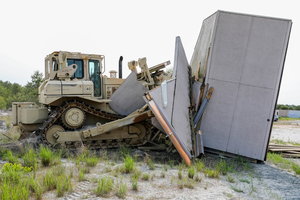 QLLEX supports Fort Dix Range Control with demolition of training aids