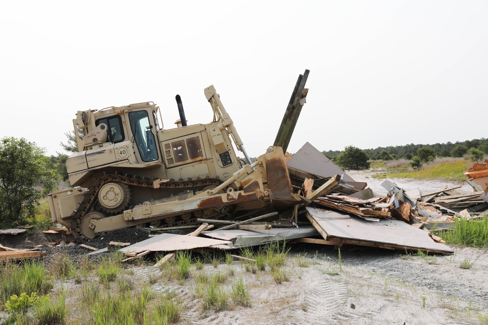 QLLEX supports Fort Dix Range Control with demolition of training aids
