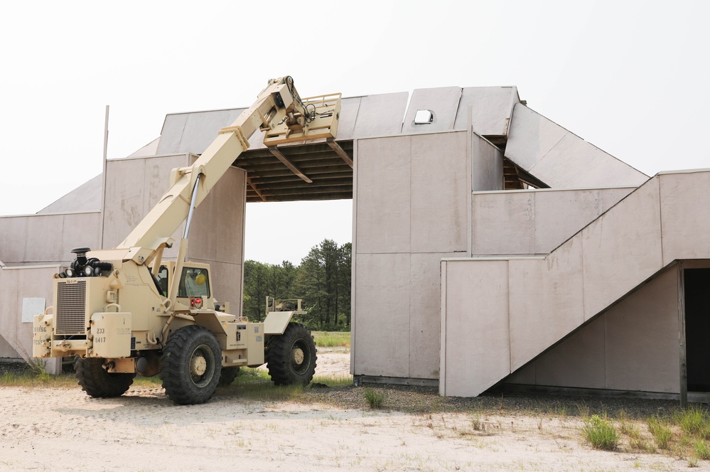 QLLEX supports Fort Dix Range Control with demolition of training aids