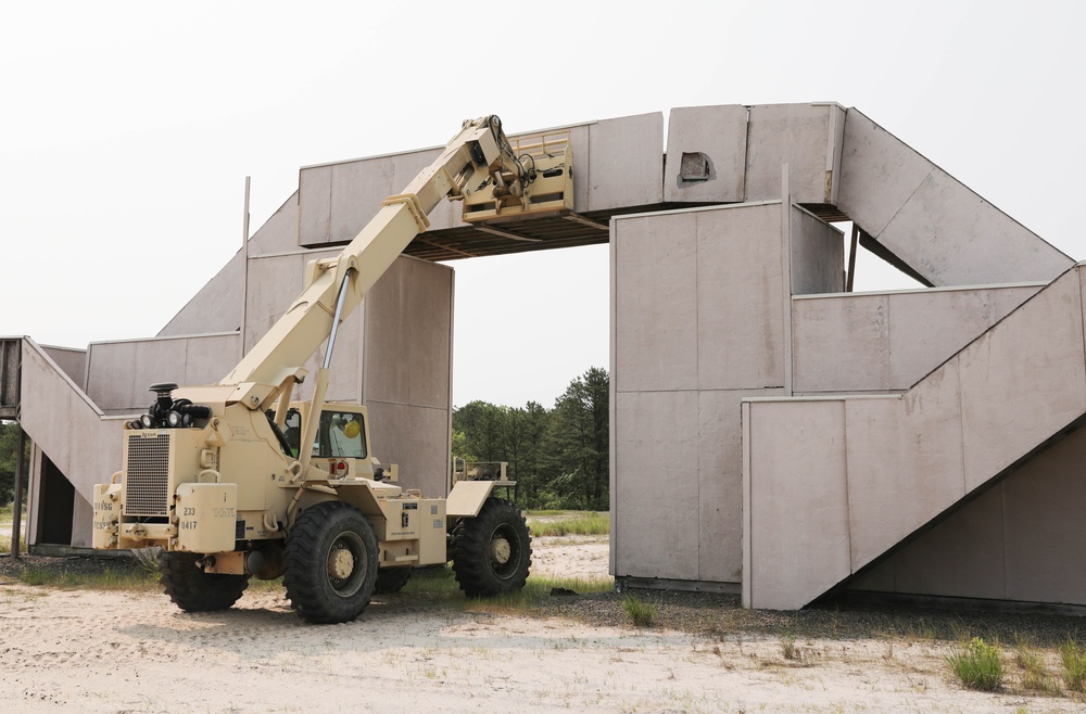 QLLEX supports Fort Dix Range Control with demolition of training aids