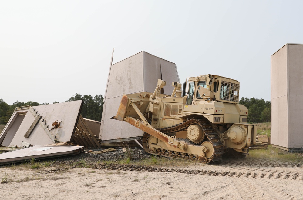 QLLEX supports Fort Dix Range Control with demolition of training aids