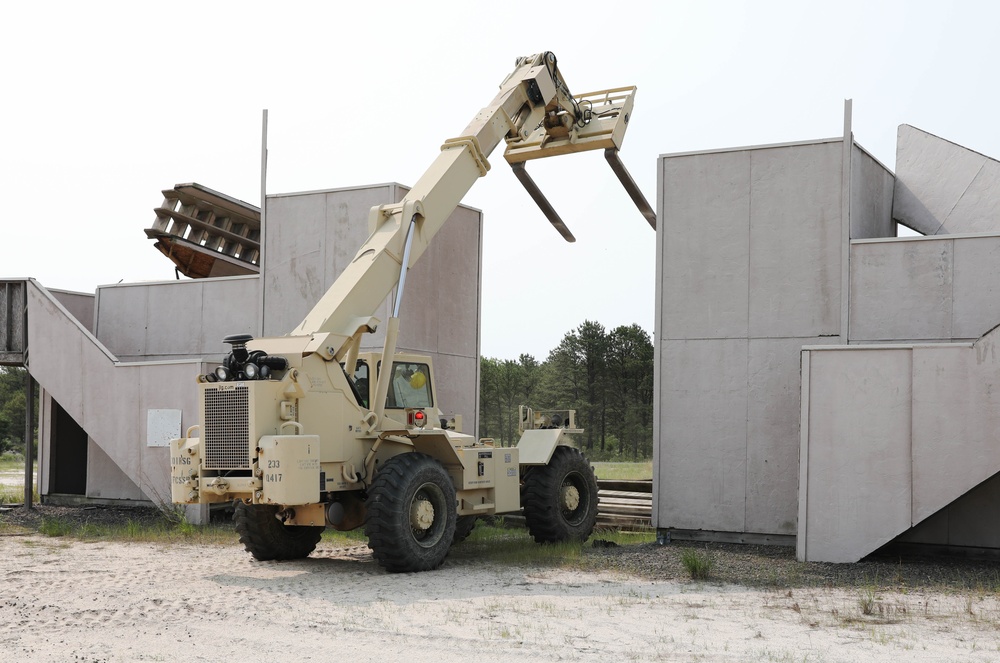QLLEX supports Fort Dix Range Control with demolition of training aids