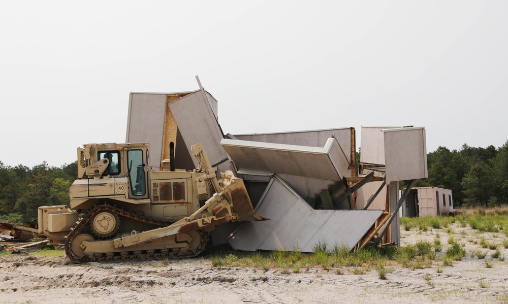 QLLEX supports Fort Dix Range Control with demolition of training aids