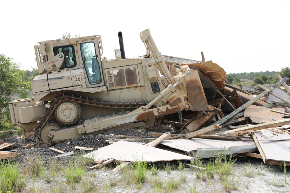 QLLEX supports Fort Dix Range Control with demolition of training aids