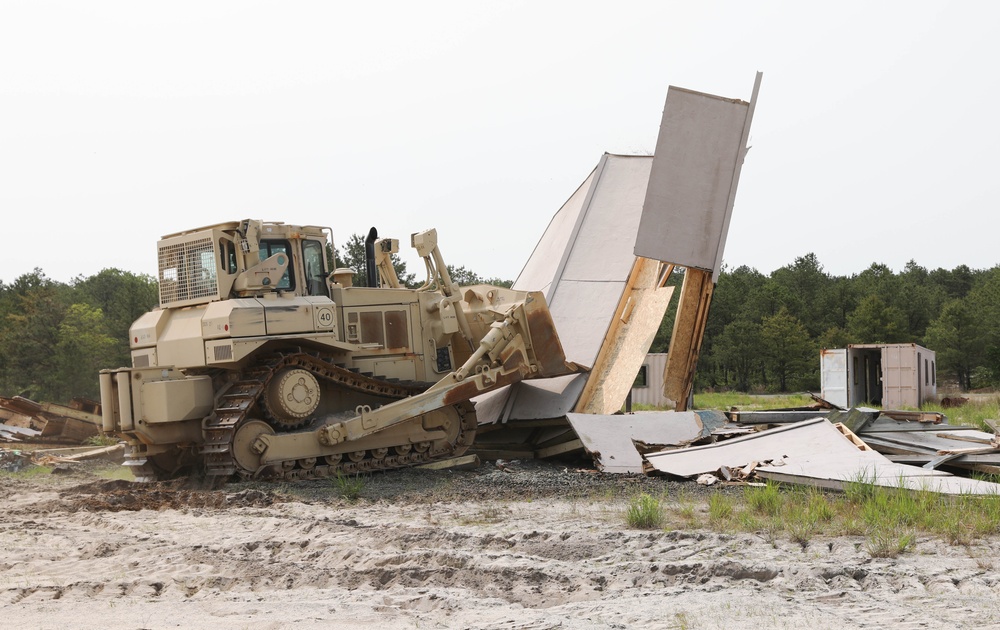 QLLEX supports Fort Dix Range Control with demolition of training aids