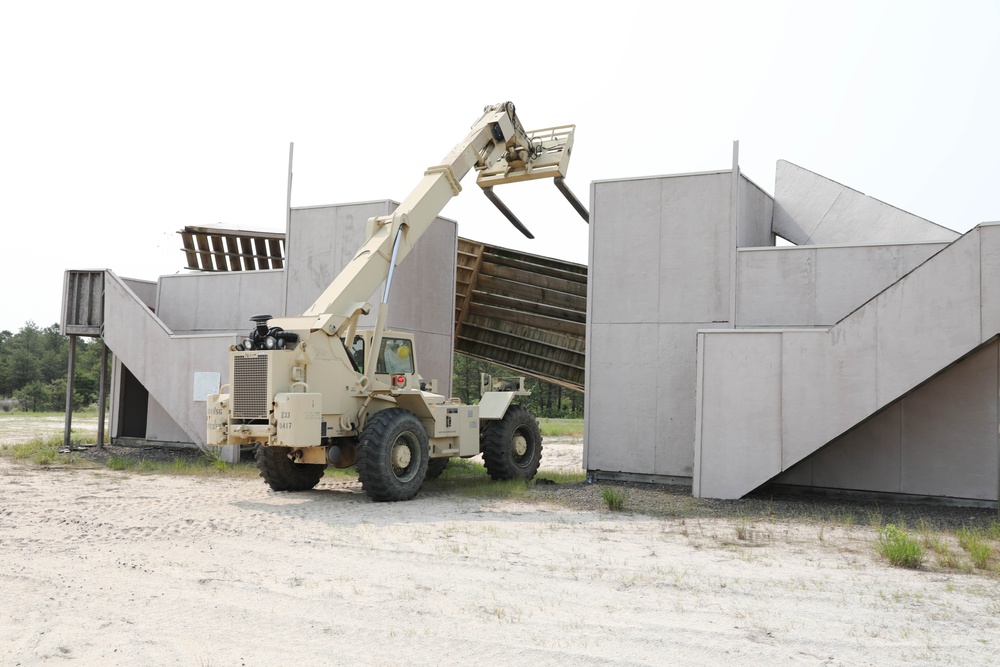 QLLEX supports Fort Dix Range Control with demolition of training aids