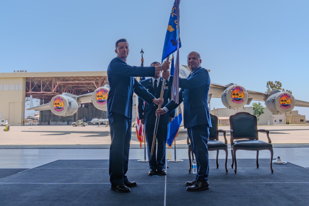 452d Aeromedical Evacuation Squadron Assumption of Command ceremony