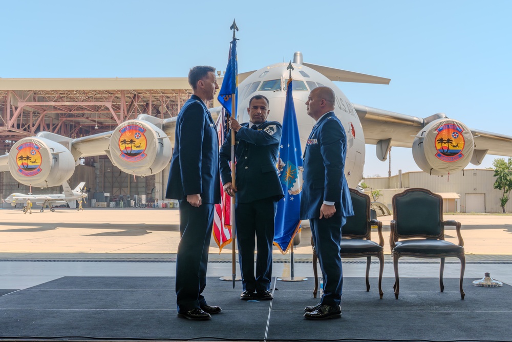 452d Aeromedical Evacuation Squadron Assumption of Command ceremony