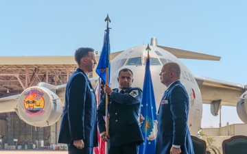 452d Aeromedical Evacuation Squadron Assumption of Command ceremony