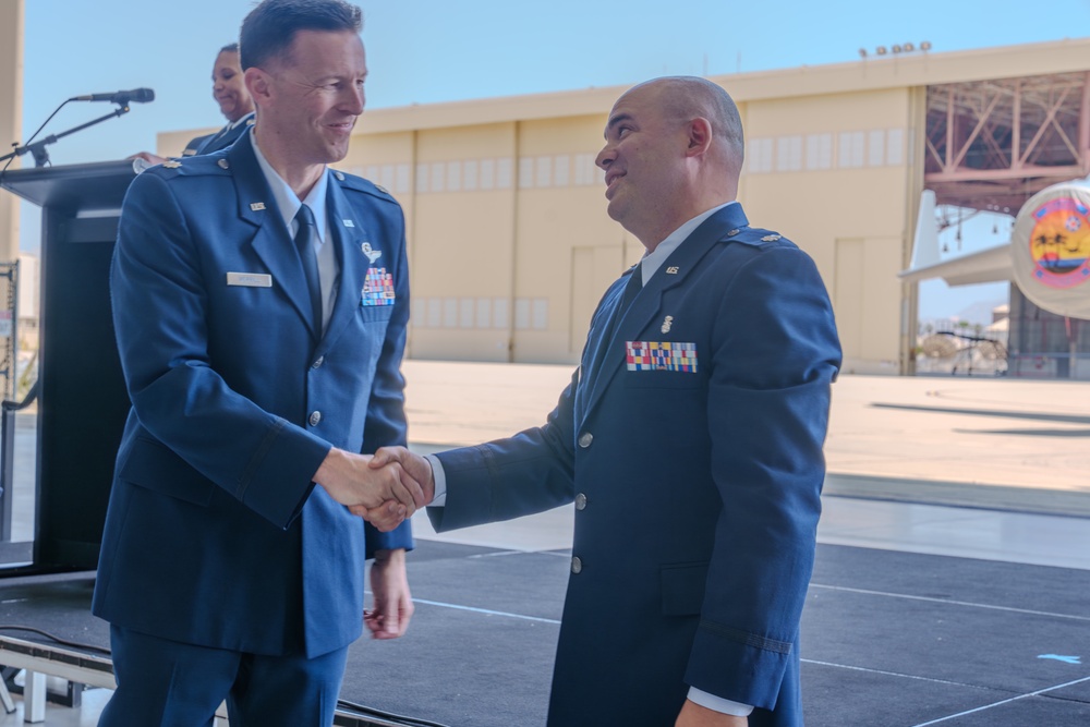 452d Aeromedical Evacuation Squadron Assumption of Command ceremony