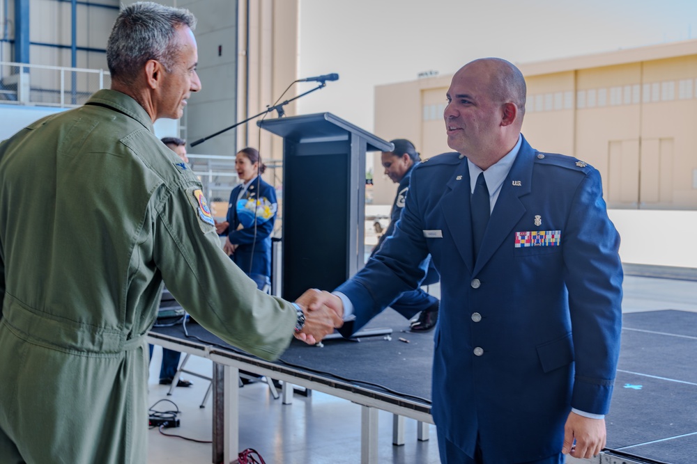 452d Aeromedical Evacuation Squadron Assumption of Command ceremony