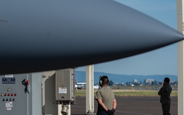 142nd Wing F-15s Prepare for Take-Off