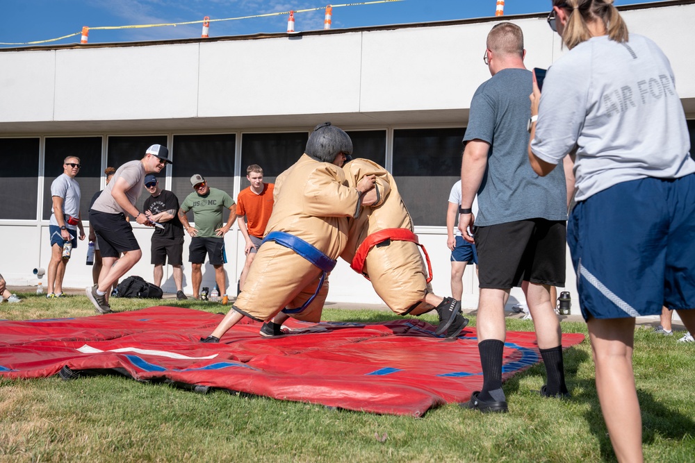 Members of the Nevada Air National Guard compete in the UNITE Event June 8, 2025 at the Nevada Air National Guard Base in Reno, Nev.