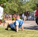 CRAB CRAWL: Airmen compete during the UNITE Event at Nevada Air National Guard Base