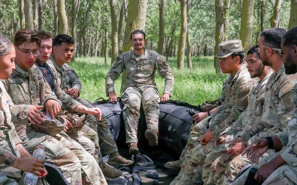 U.S. Soldiers Rehearse Wet Gap Crossings for Saber Guardian 25