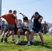 Airmen compete at &quot;Musical Chairs&quot; during the UNITE Event at Nevada Air National Guard Base