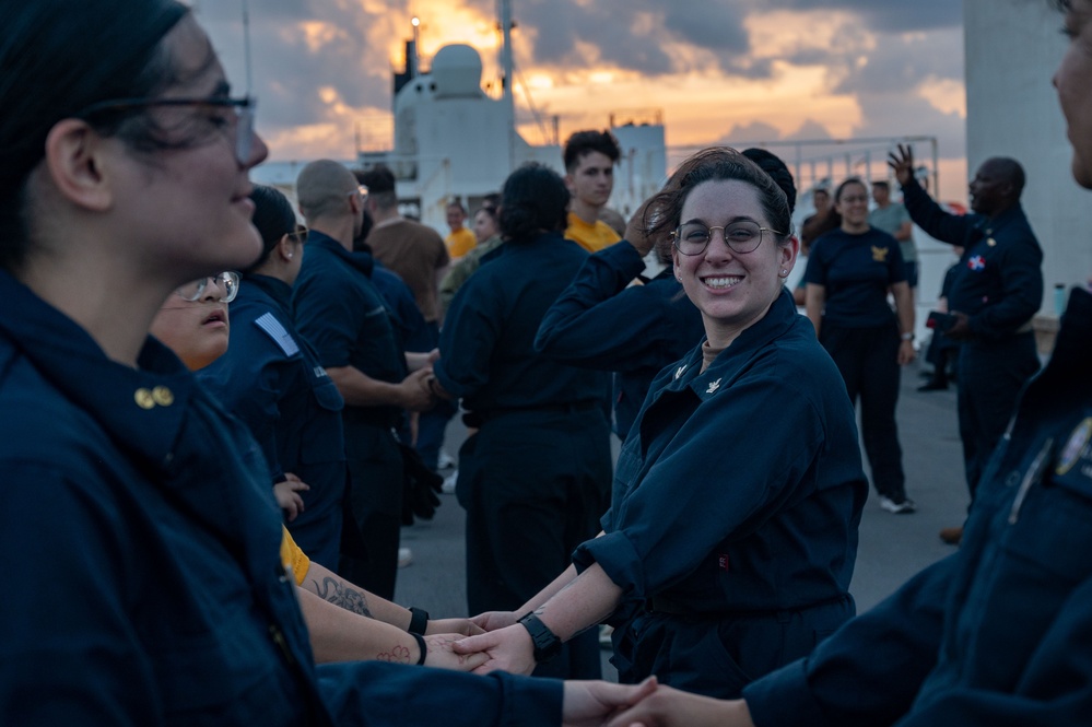 USNS Comfort Learns Salsa