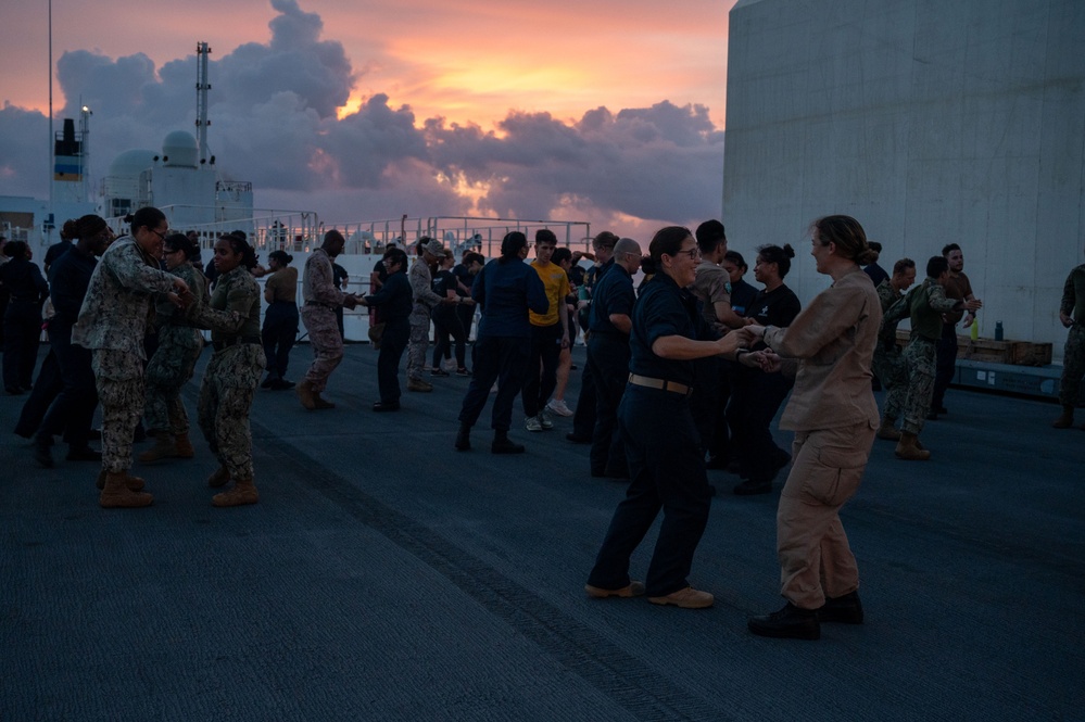 USNS Comfort Learns Salsa