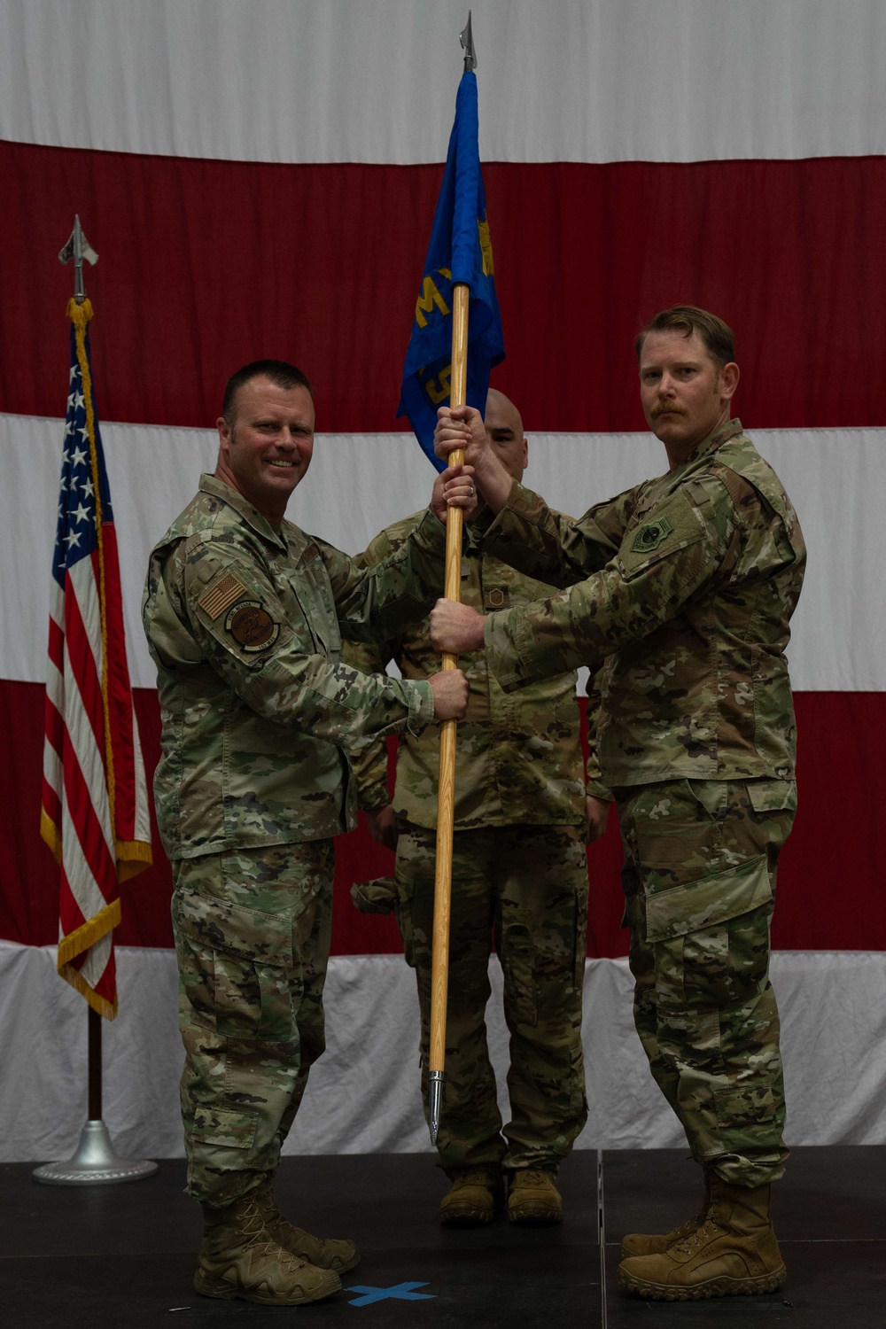 Lt. Col. Kyle Carraher takes command of 152nd Maintenance Squadron