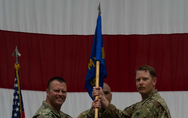 Lt. Col. Kyle Carraher takes command of 152nd Maintenance Squadron