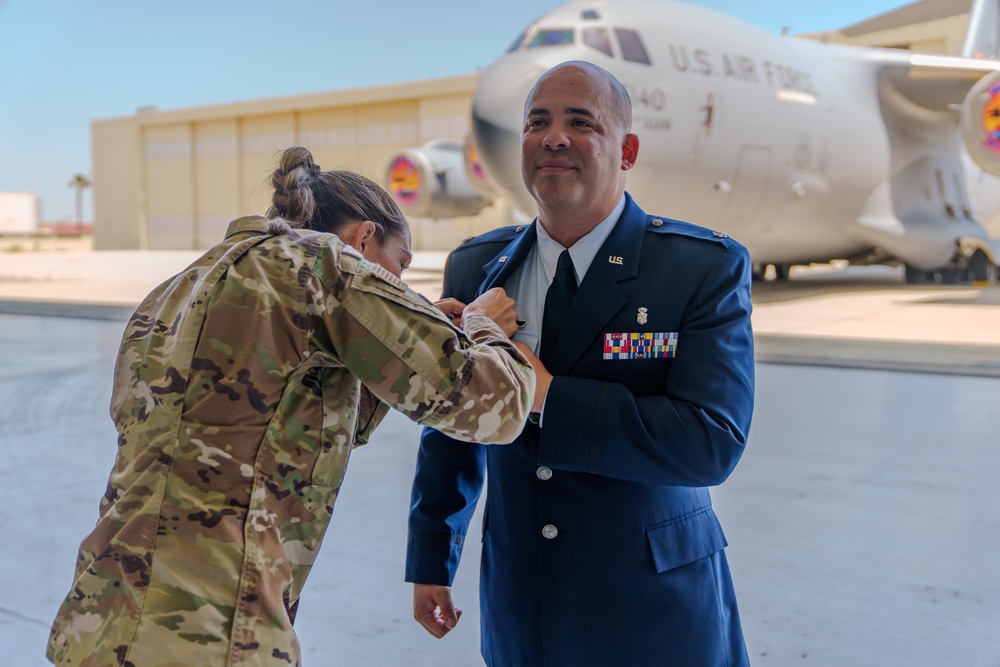 452d Aeromedical Evacuation Squadron Assumption of Command ceremony
