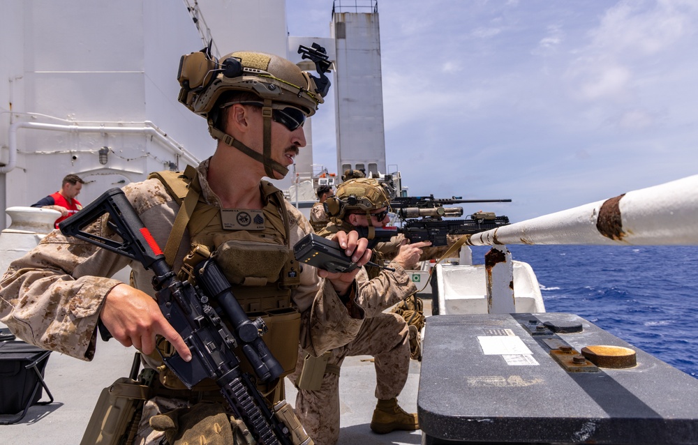 USNS Comfort Security Drill