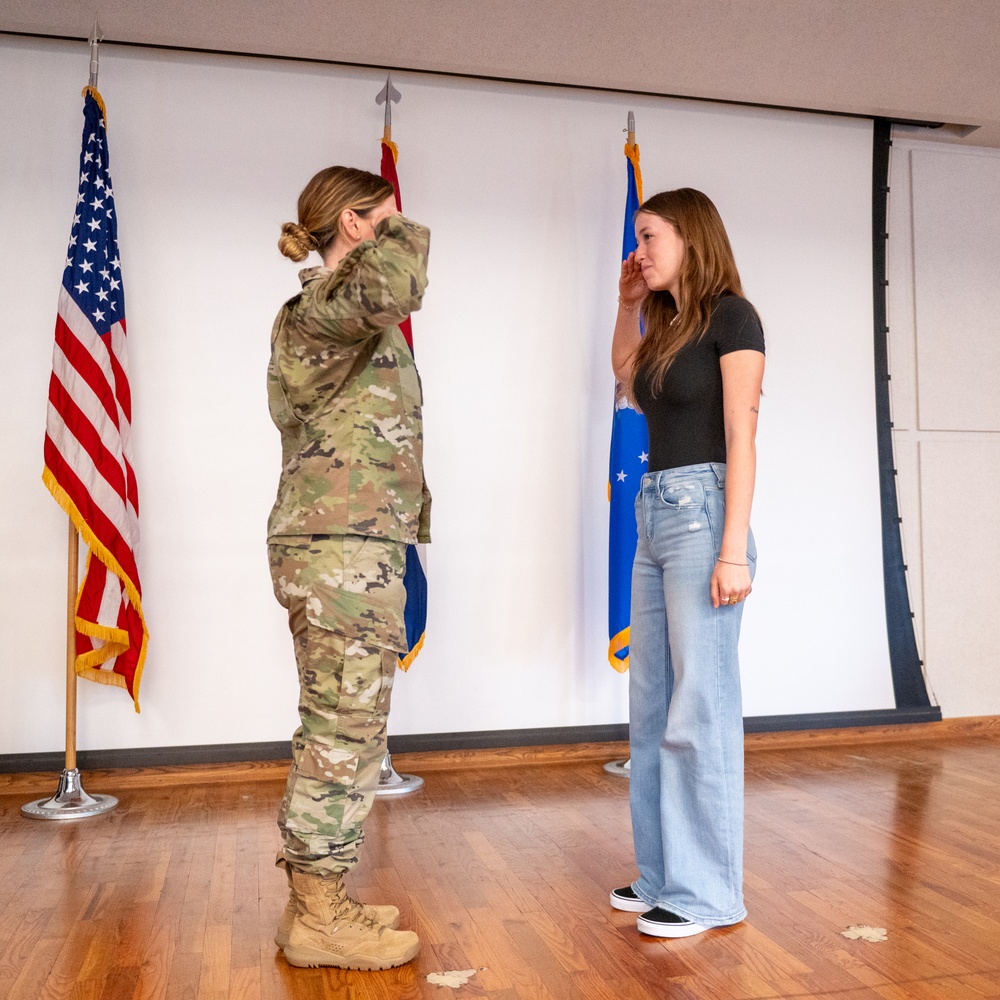 Senior Master Sgt. commissions to become a chaplain